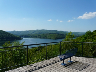 Blick von Waldeck auf den Edersee